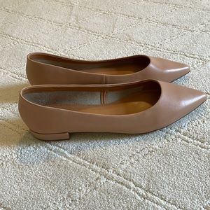 J.Crew leather pointed flats